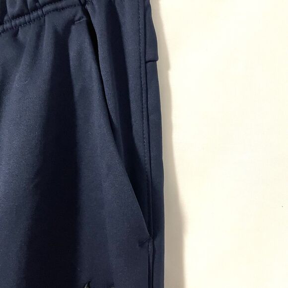 Nike Therma Fit Joggers Sweat Pants S Navy Blue Tapered Leg Open Hem 29 x 31 - Picture 3 of 9